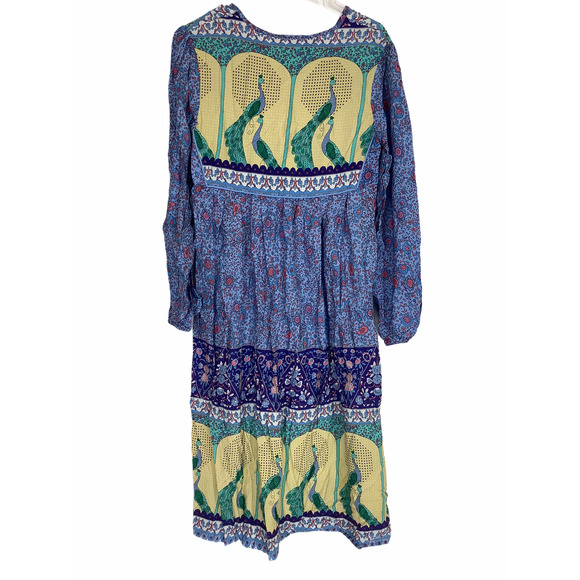 R. YJ Posha Floral Boho Tassel Tie Dress XS - Picture 10 of 10